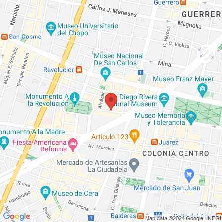 Massagge CDMX Ganesha map