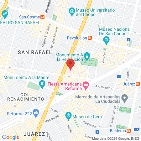 Hospital de la Luz map