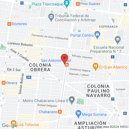 SALA DE BELLEZA MANUEL map