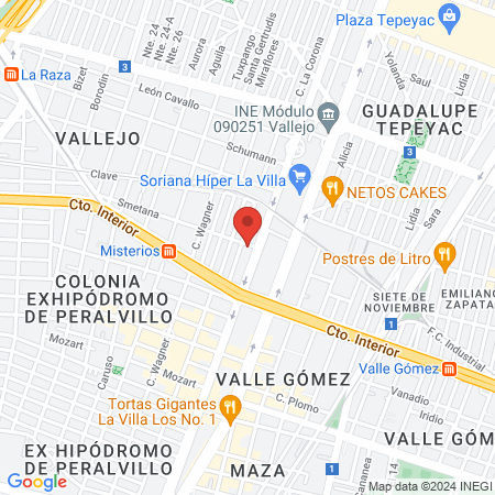 Atención Medica Familiar map