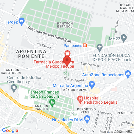 Estetica Dany Tahu map