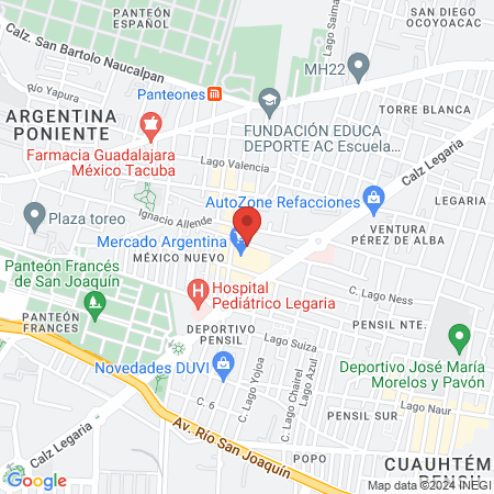 Barber Shop Marvin map