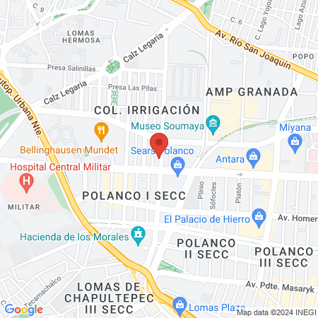 Peluquería Irrigación map