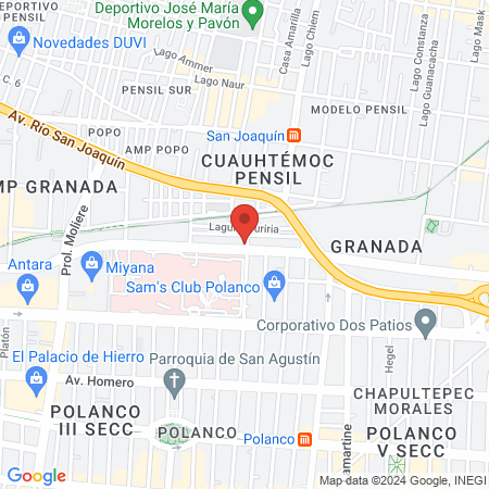 UnderCover CrossFit Polanco map