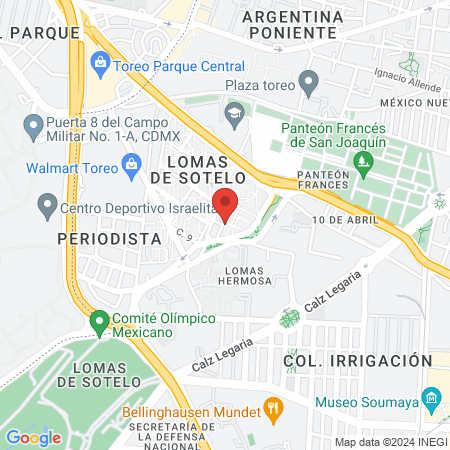 Consultorio Dental para Adultos y Niños en Lomas de Sotelo map