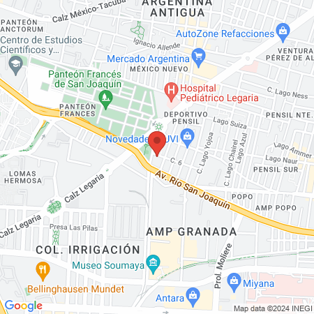 Dr. Francisco Peinado map