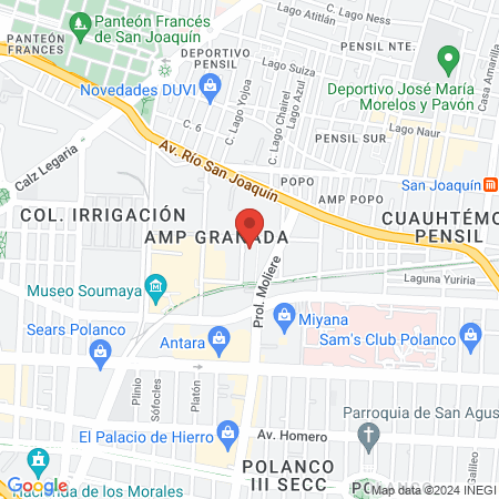 Hospital de Finanzas map