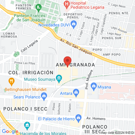 dentalia Plaza Carso map