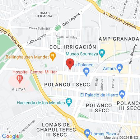 Dra. Claudia Alicia Morales Mauricio, Periodoncista e Implantóloga map