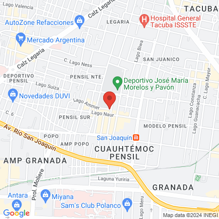 Piscis Peluqueria map