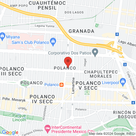 Bengala Estudio Polanco map