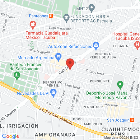 Consultorios de Medicina General del Sector Privado map