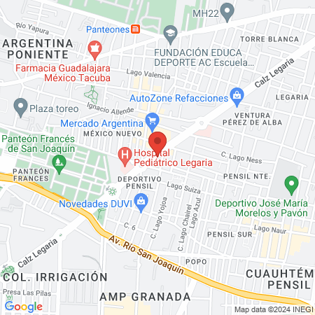 PODOLOGICO LEGARIA map