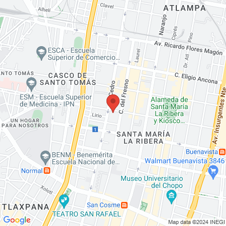 Susana Legorreta HIAR Stylis map