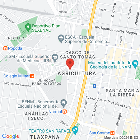 Odontopediatra. Dra. Jessica Viveros map