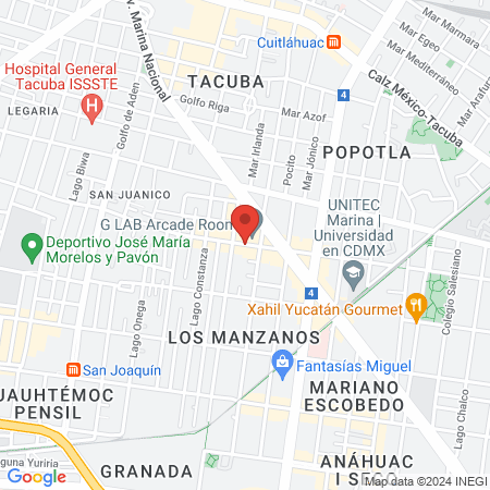 Estética Unisex Aurora map