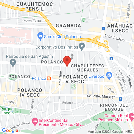 UFC GYM POLANCO map