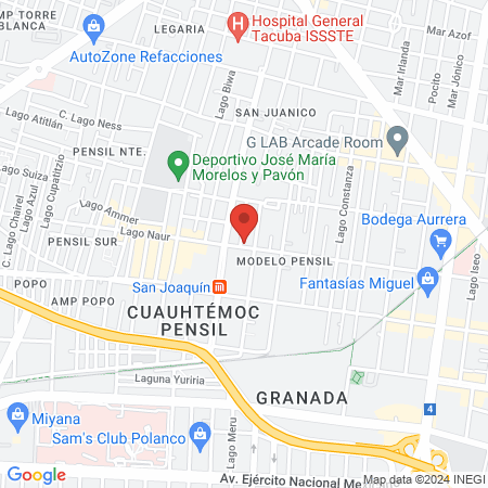 Dr Cardenas Lopez Elena map