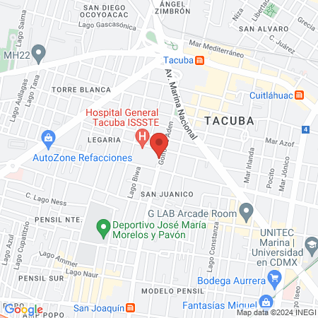 Centro podológico integral map