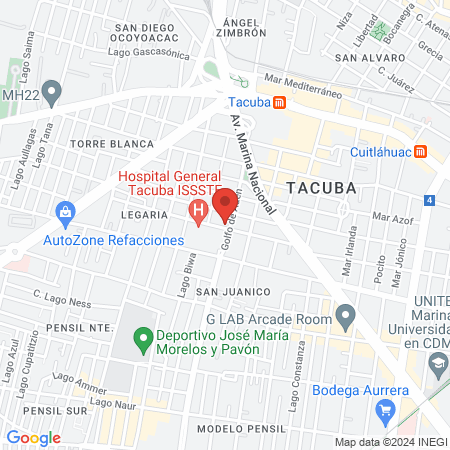 PERICUDISTA Y QUIROPEDISTAS map