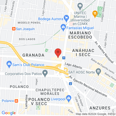 Clínica Dental Centauro en Polanco map
