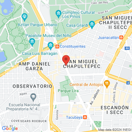 Alberto Peña Salón & Spa Parque Lira map