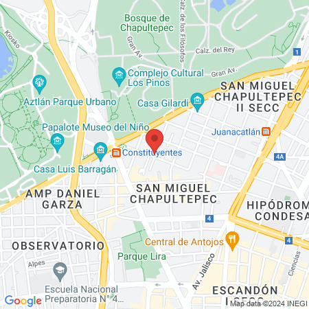 Centro Podológico México map