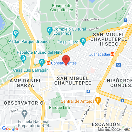 Consultorio Otorrinolaringologia map