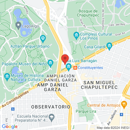 Hospital Militar de Especialidades Oftalmologicas map