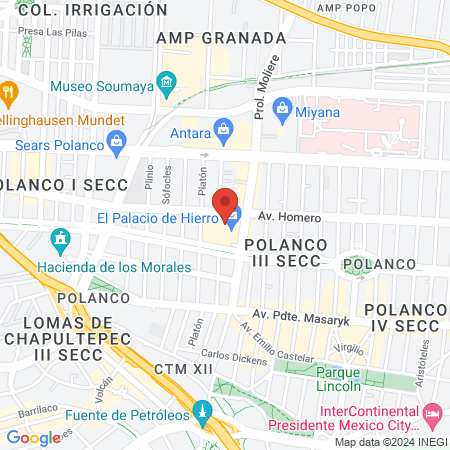 Orange Beauté Polanco map