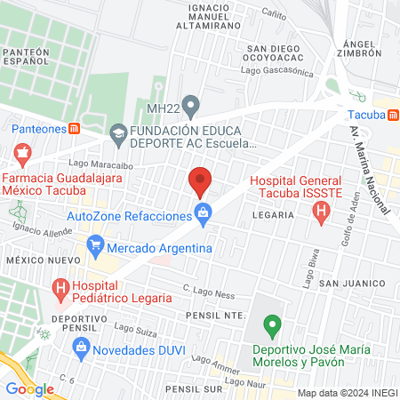 Cirujano Dentista Iván Uriel Colín Vértiz map