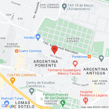 Hospital Paraná - Distrito Federal map