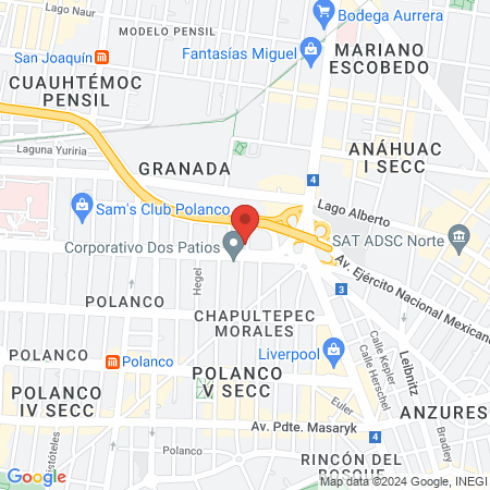 ME SPA Polanco map