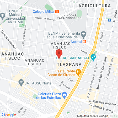 Barberia "DEL BARRIO" map