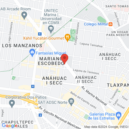 Astorga Carranza Martha del Consuelo map