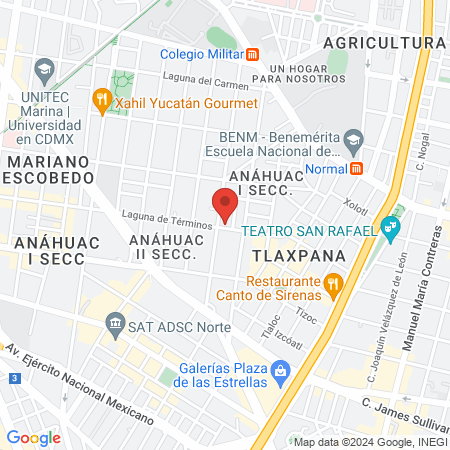 Centro de Salud T-III Dr. Manuel Gutierrez Zavala map