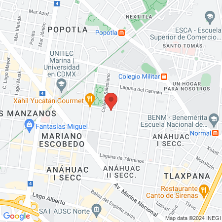 Clínica veterinaria Neuropets map