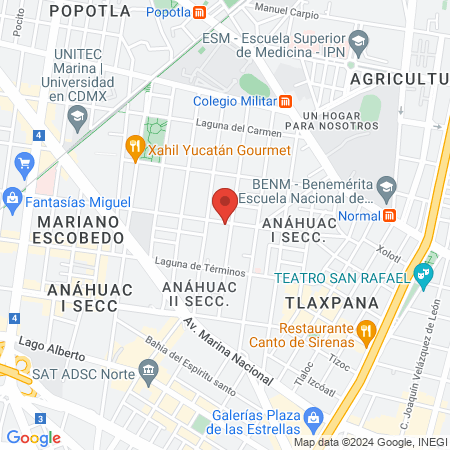 CLINICA VETERINARIA ADORABLES MASCOTAS map