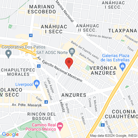 Dental Center M&B CDMX map