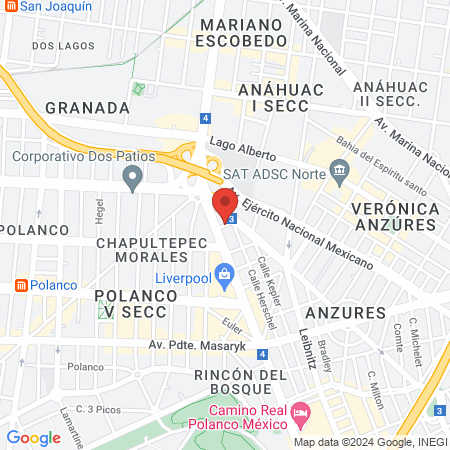 D-Natural Anzures Clínica Dental map