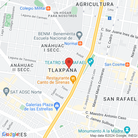 Dr Canales Najera Roberto map