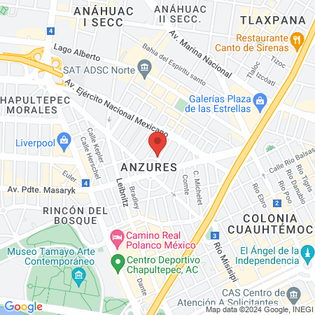 Belleza Permanente map