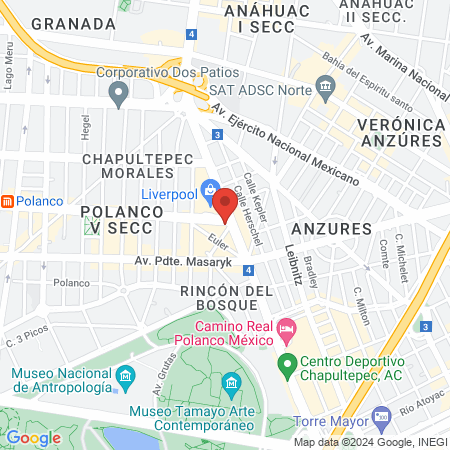 Brisley Estética map