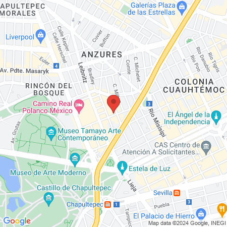 Ollin un espacio de salud y relajación map