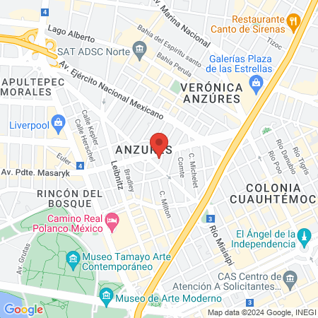 Dra. Guadalupe Idalid Pérez Chávez map