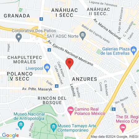 Master Cosmetica map