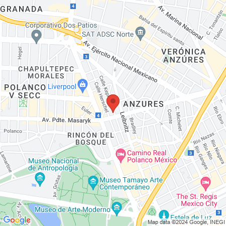 Check Up Médico Especializado, Excelencia Medica México map