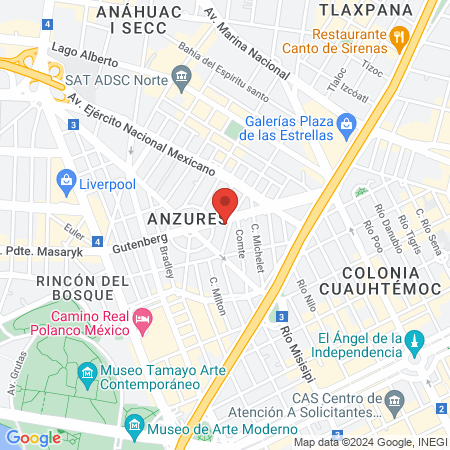 Alicia Ramos Cardiólogo Miguel Hidalgo map