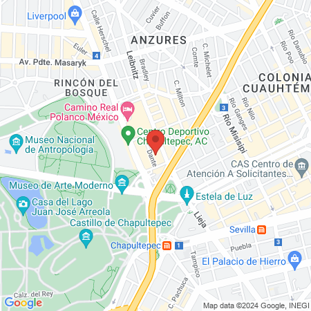 De La Mora Beauty Center map