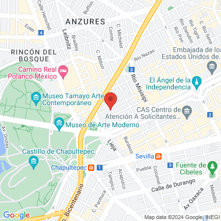 Vellísimo center map